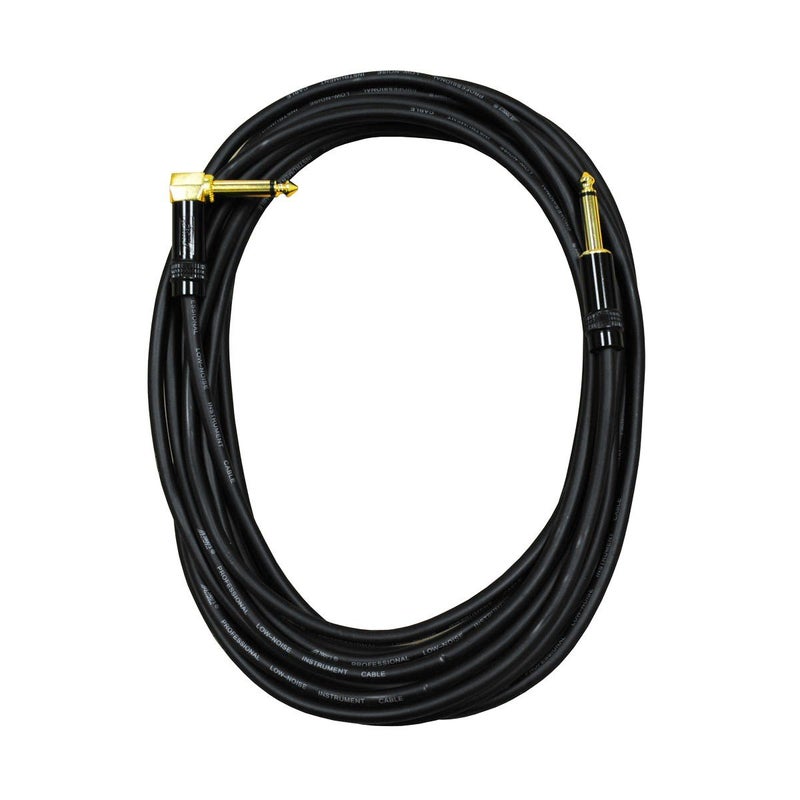 AUDIO 2000'S Audio 2000s E28125 1/4" TS Right Angle to 1/4" TS 25 Feet Audio Cable - Image 1